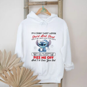 I'm a Cranky Short Woman Stitch T Shirt