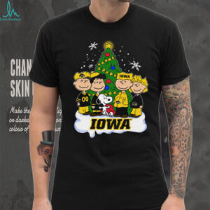Iowa Hawkeyes Peanuts Christmas Crewneck Shirts