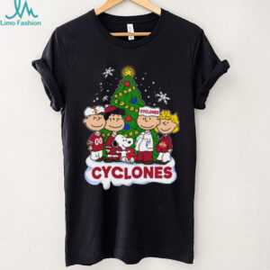 Iowa State Cyclones Peanuts Snoopy and Friends Christmas T Shirt