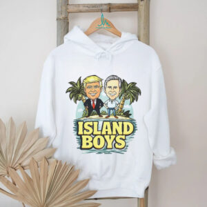Island Boys Donald Trump vs Jeffrey Epstein cartoon political shirt