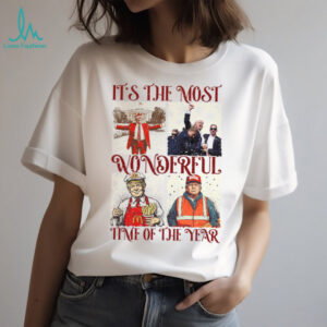 It's The Most Wonderful Time of Year, Humorous Trump Christmas Shirt, Trump 47th President Shirt Bright T1753