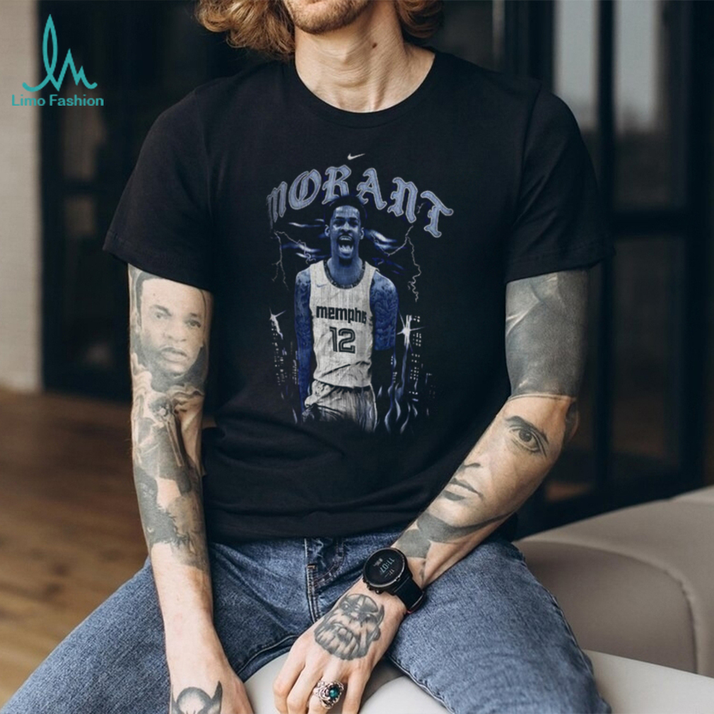 Ja Morant 12 Memphis Grizzlies Nike Basketball City Skyline Storm vintage shirt Ja Morant 12 Memphis Grizzlies Nike Basketball City Skyline Storm vintage shirt