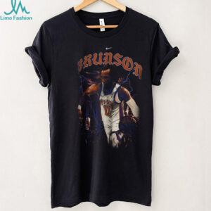 Jalen Brunson 11 New York Knicks Nike Basketball City Skyline Storm vintage shirt