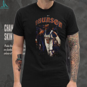 Jalen Brunson 11 New York Knicks Nike Basketball City Skyline Storm vintage shirt