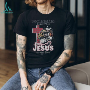 Jesus Loves the Falcons Christian Hardcore Football Fan Jersey T shirt