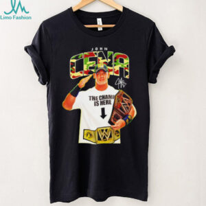John Cena WWE the champ is here Champion belt signature shirt