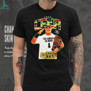 John Cena WWE the champ is here Champion belt signature shirt