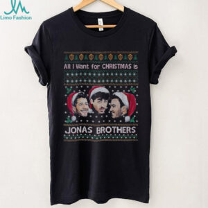 Jonas Brothers all I want for Christmas is Merry Christmas shirt