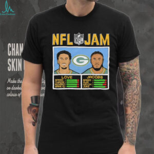 Jordan Love and Josh Jacobs NFL Jam Green Bay Packers shirt