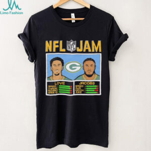 Jordan Love and Josh Jacobs NFL Jam Green Bay Packers shirt