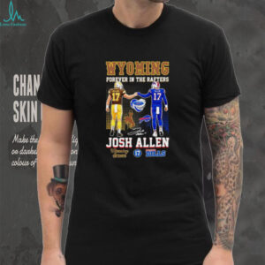 Josh Allen forever in the Rafters Wyoming Cowboys skyline shirt