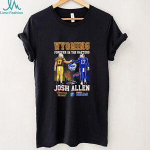 Josh Allen forever in the Rafters Wyoming Cowboys skyline shirt