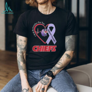 Kansas City Chiefs I Will Remember For You Alzheimer's Awareness T Shirt