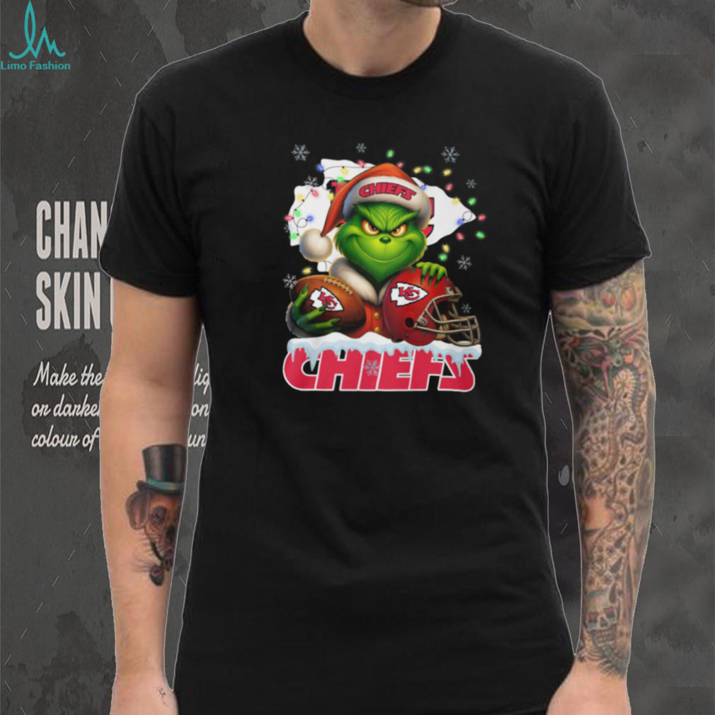 Kansas City Chiefs The Grinch ugly holiday T Shirt Kansas City Chiefs The Grinch ugly holiday T Shirt