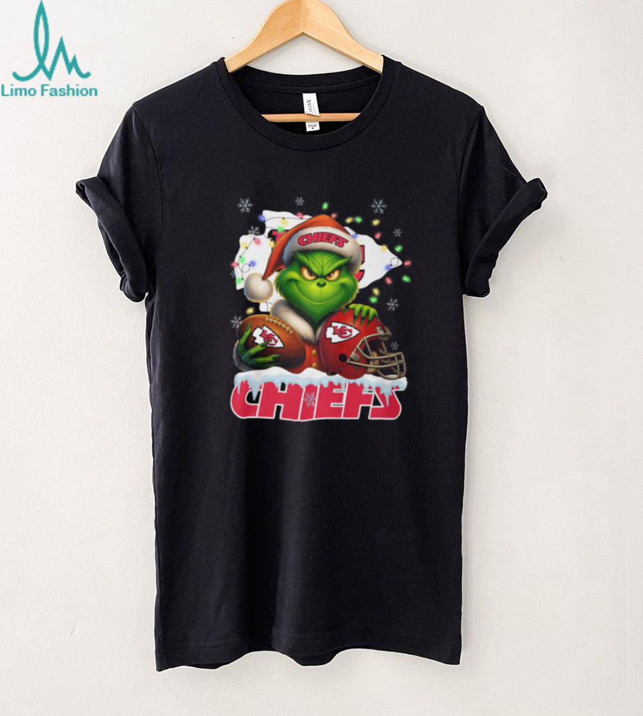 Kansas City Chiefs The Grinch ugly holiday T Shirt Kansas City Chiefs The Grinch ugly holiday T Shirt