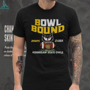 Kennesaw State Owls Football Bowl Bound 2025 USA cartoon shirt