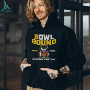 Kennesaw State Owls Football Bowl Bound 2025 USA cartoon shirt