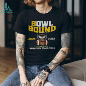 Kennesaw State Owls Football Bowl Bound 2025 USA cartoon shirt