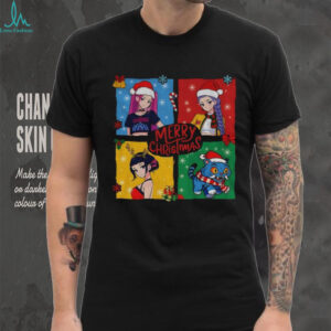 Kpop Demon Hunter Xmas Rumi Mira Zoey Merry Christmas shirt