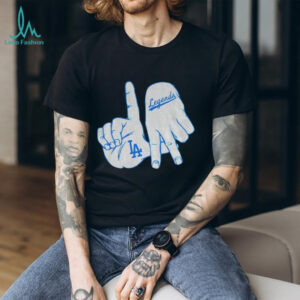 LA hand sign legends Los Angeles Dodgers MLB Baseball 2025 shirt