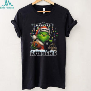 Las Vegas Raiders The Grinch ugly holiday T Shirt