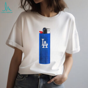 Lighter Los Angeles Dodgers MLB Baseball logo shirt
