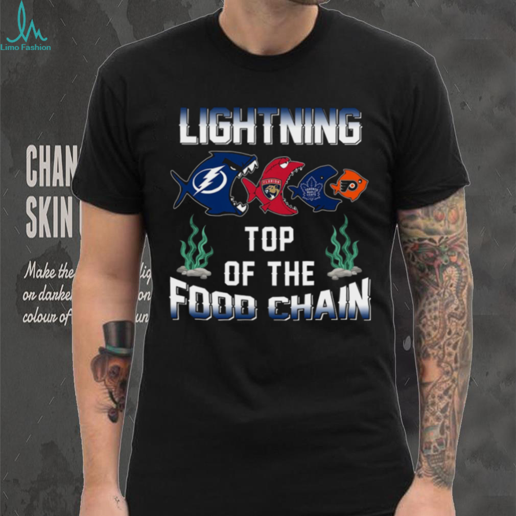 Lightning Florida Toronto Maple Leafs Top Of The Food Chain Tee Lightning Florida Toronto Maple Leafs Top Of The Food Chain Tee