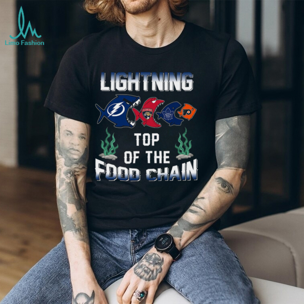 Lightning Florida Toronto Maple Leafs Top Of The Food Chain Tee Lightning Florida Toronto Maple Leafs Top Of The Food Chain Tee