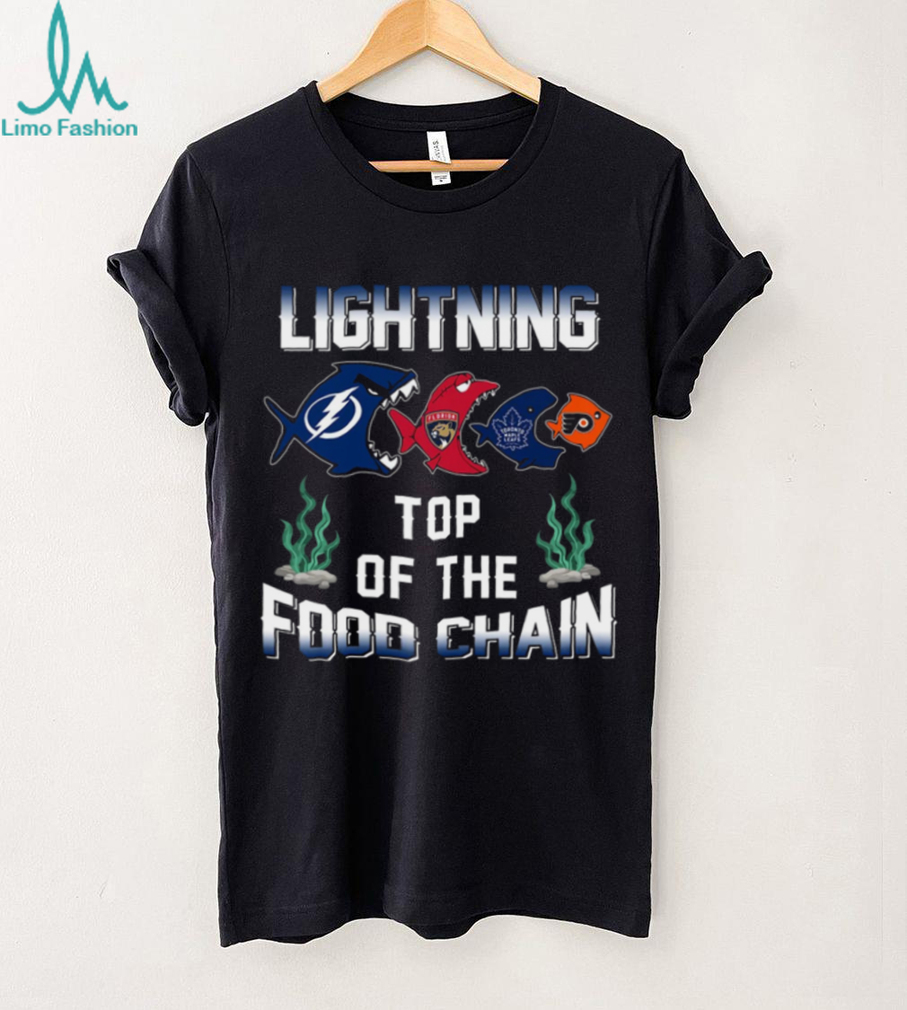 Lightning Florida Toronto Maple Leafs Top Of The Food Chain Tee Lightning Florida Toronto Maple Leafs Top Of The Food Chain Tee