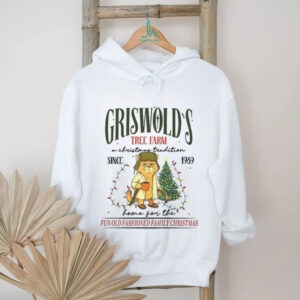 Litter’s full cat griswold’s tree farm Christmas tradition since 1989 hme for the fun old fashioned family Christmas shirt