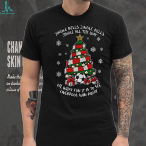 Liverpool Christmas tree jingle bells jingle all the way shirt