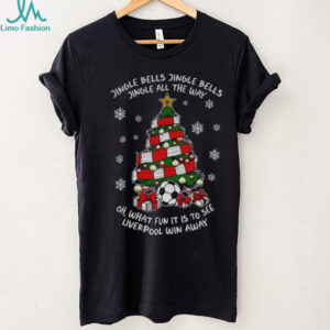 Liverpool Christmas tree jingle bells jingle all the way shirt