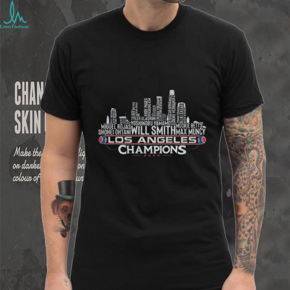 Los Angeles Baseball World Champions Team Series 2025 LA City Skyline shirt Los Angeles Baseball World Champions Team Series 2025 LA City Skyline shirt
