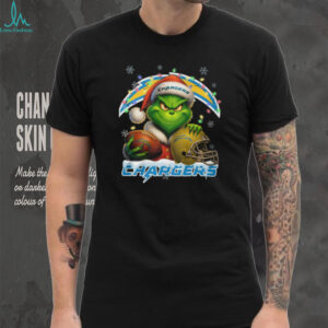 Los Angeles Chargers The Grinch ugly holiday T Shirt