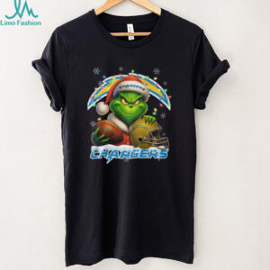 Los Angeles Chargers The Grinch ugly holiday T Shirt