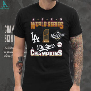 Los Angeles Dodgers 2025 World Series Champions Franklin T Shirt