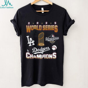 Los Angeles Dodgers 2025 World Series Champions Franklin T Shirt