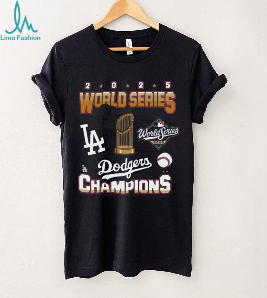 Los Angeles Dodgers 2025 World Series Champions Franklin T Shirt Los Angeles Dodgers 2025 World Series Champions Franklin T Shirt
