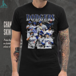 Los Angeles Dodgers All Team 2025 World Series MLB Champions Storm graphic shirt