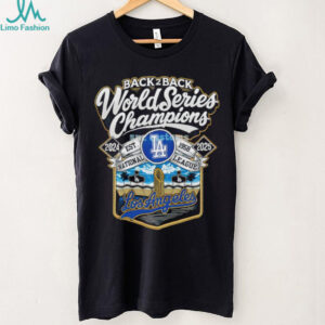 Los Angeles Dodgers Back 2 Back World Series Champions est 1958 National League 2024 2025 shirt
