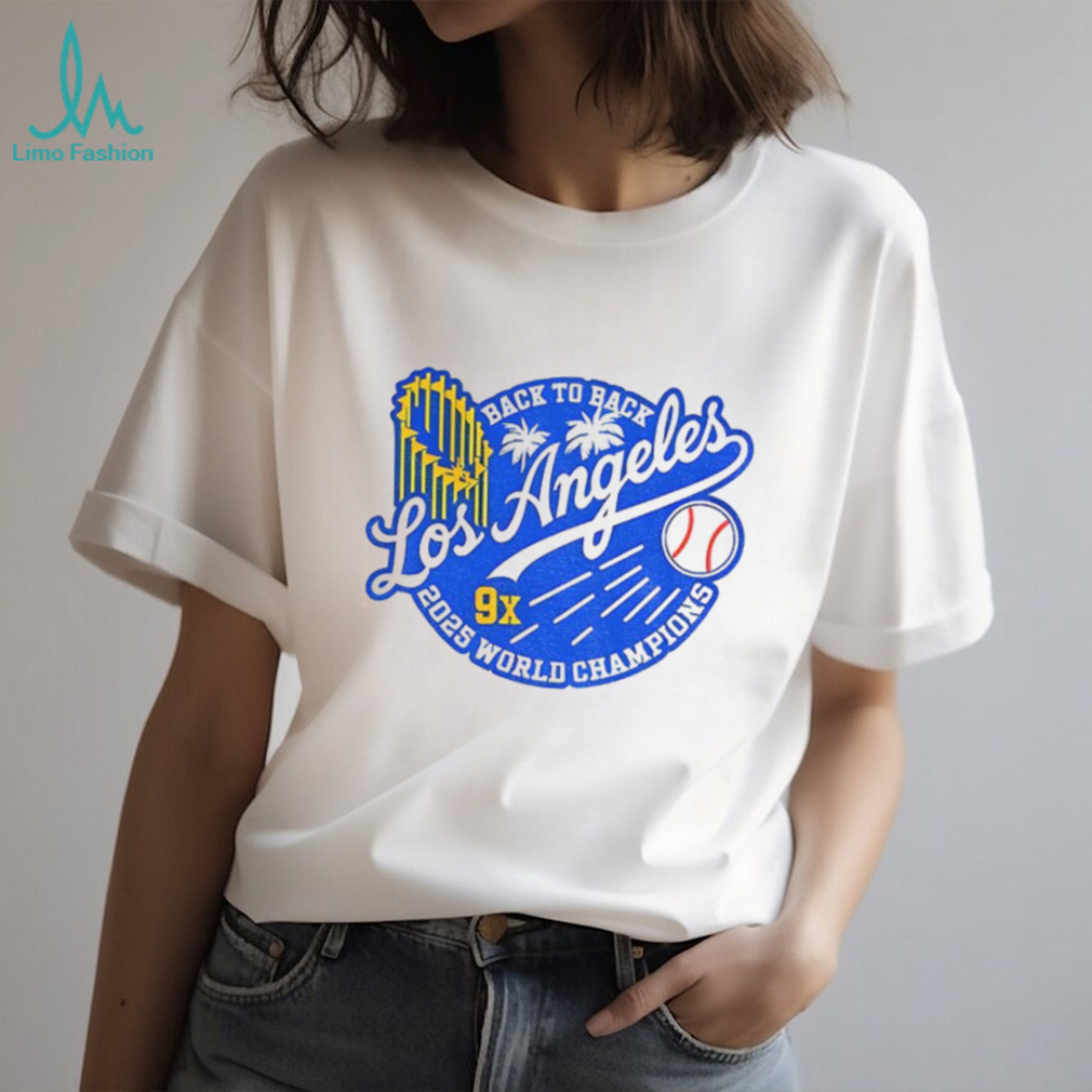Los Angeles Dodgers Back to Back 9x World Champions 2025 logo shirt Los Angeles Dodgers Back to Back 9x World Champions 2025 logo shirt