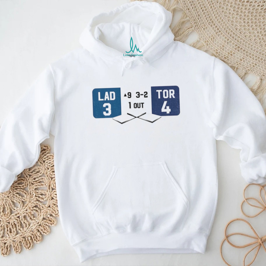 Los Angeles Dodgers LAD 3 4 Toronto Blue Jays TOR round 9 3 2 1 out shirt Los Angeles Dodgers LAD 3 4 Toronto Blue Jays TOR round 9 3 2 1 out shirt