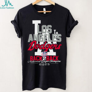 Los Angeles Dodgers New Era 2025 World Series Back 2 Back T Shirt