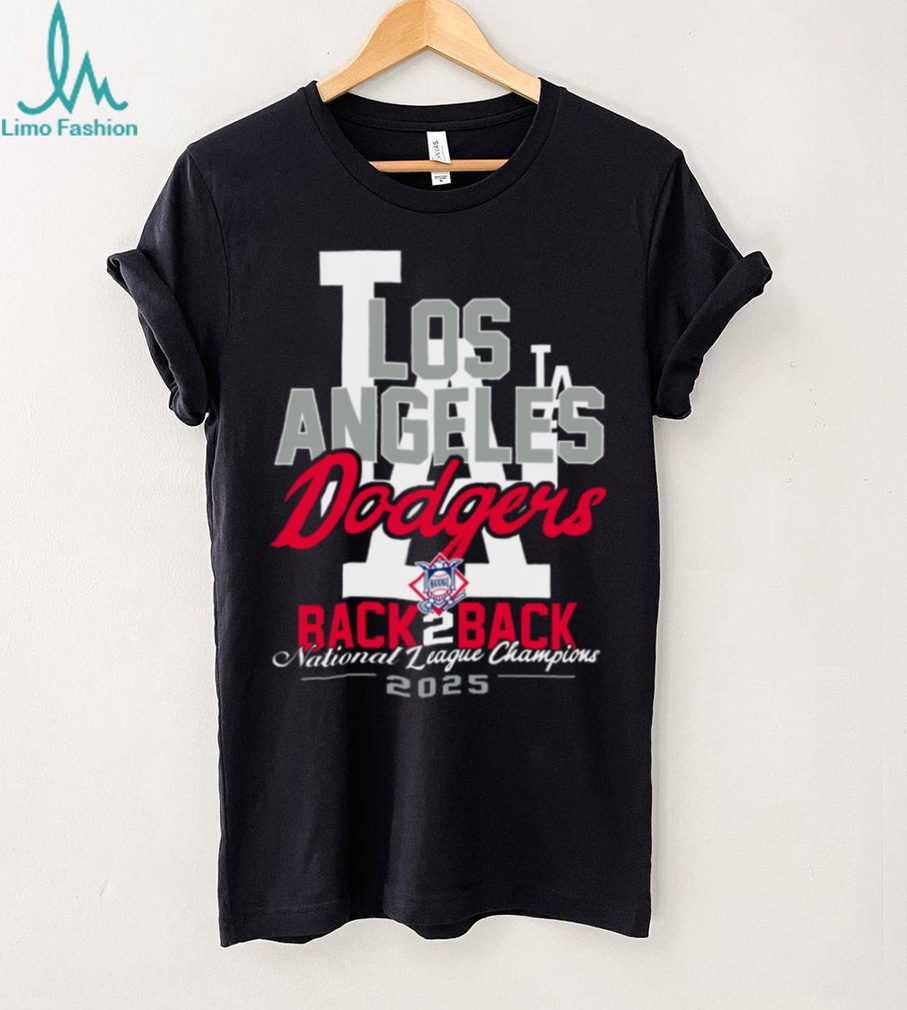 Los Angeles Dodgers New Era 2025 World Series Back 2 Back T Shirt Los Angeles Dodgers New Era 2025 World Series Back 2 Back T Shirt