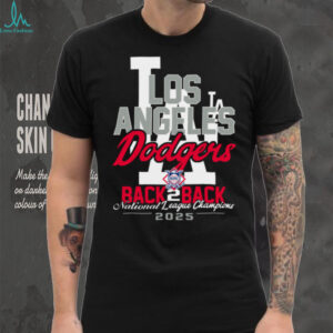 Los Angeles Dodgers New Era 2025 World Series Back 2 Back T Shirt