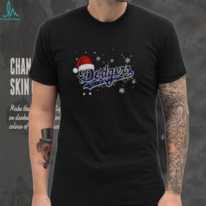 Los Angeles Dodgers Santa hat World Series Champions 2025 MLB Baseball Merry Christmas shirt
