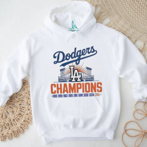 Los Angeles Dodgers Stadium Baseball MLB Champions 1955 2025 vintage shirt