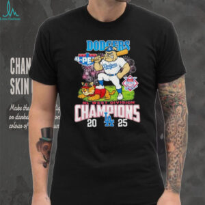 Los Angeles Dodgers Stomp Arizona Diamondbacks 2025 NL West Division Champions Mascot T shirts