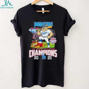 Los Angeles Dodgers Stomp Arizona Diamondbacks 2025 NL West Division Champions Mascot T shirts