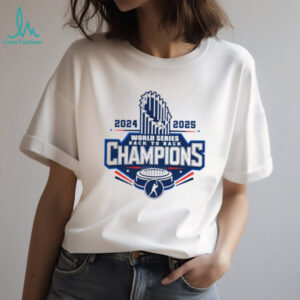Los Angeles Dodgers Trophy World Series Back To Back 2024 2025 Champions MLB shirt